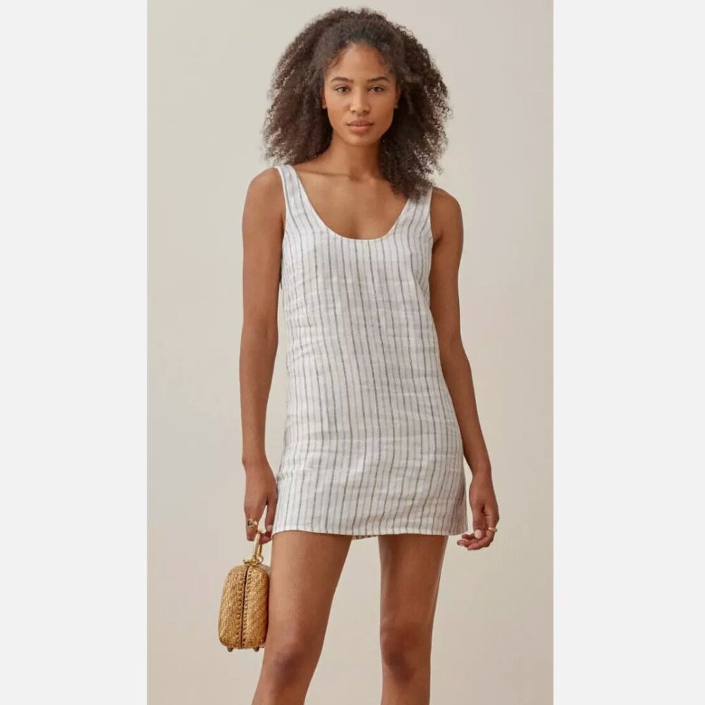 Reformation Linen Mini Dress - Size S